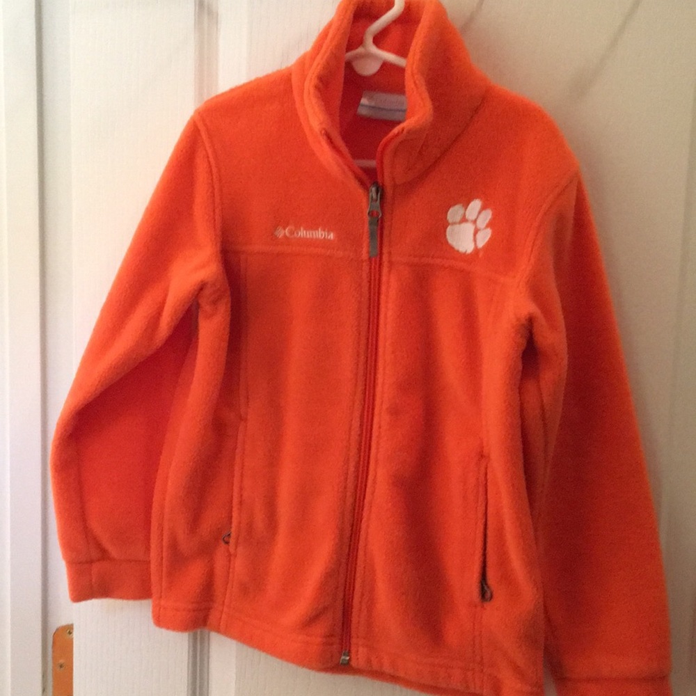 Clemson Jacket (full front zip up).  Size 6-7.